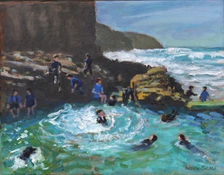 Chapel Rock Pool, Perranporth, Cornwall, 2017